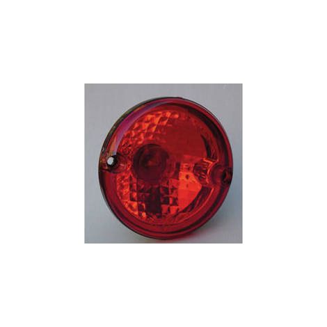Feu rond droit/gauche rouge – 1 fonction antibrouillard – Dimensions 140 x 35 mm – Pour éclairage automobile