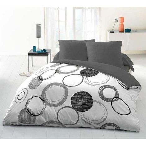 home-linge-passion Audace Bettdeckenbezug grau 240x260 cm