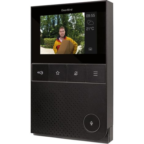 doorbird A1101 Black Edition estación interior de vídeo negra