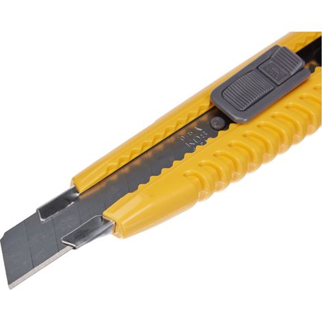 Reiter KDS Taglierino con lama a sezioni, fermo a molla e fissaggio di sicurezza, 18 mm, LC-405YE