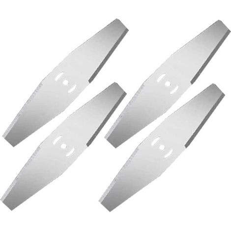 Remplacement des Têtes de Lame de Coupe-Herbe Tondeuse à Gazon Lames de Débroussailleuse Têtes de Lame De Désherbant(Blade x 4) (1/5)