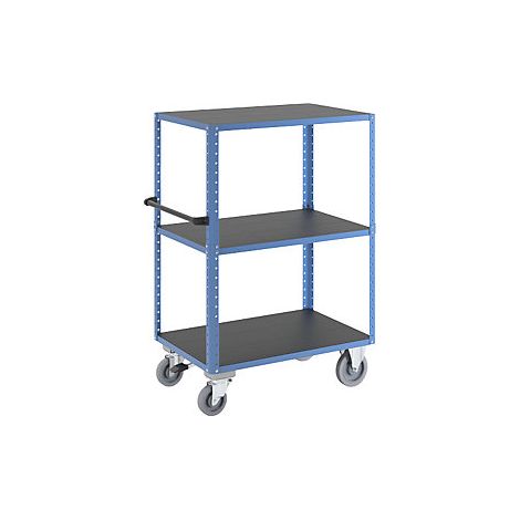 eurokraft pro  Carrello a ripiani CustomLine  aperto su 4 lati