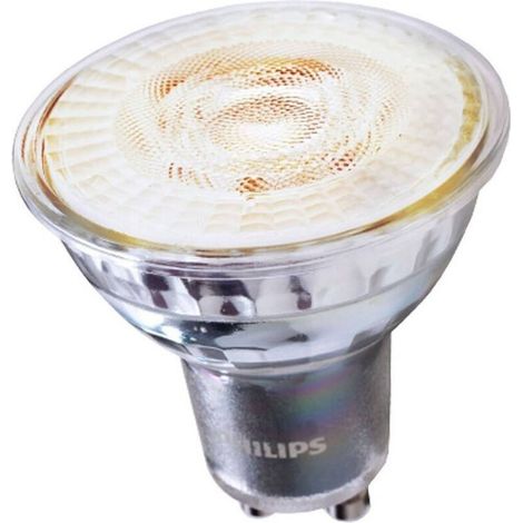 Ampoule LED spot 3,7 W, lampe en verre, culot GU10, lumière chaude naturelle, intensité variable