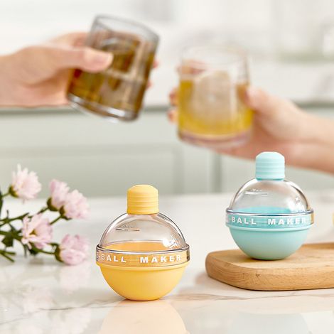 Machine à boules de glace en Silicone, grand moule de 2.4 pouces, mignon en forme d'ampoule avec entonnoir pour Cocktails au whisky, 1 pièce (1/5)