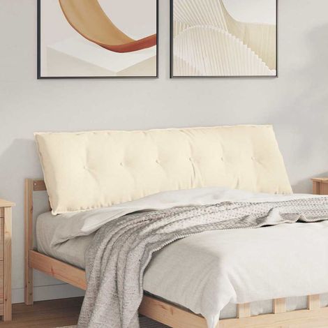 Rückenkissen Creme 160 x 50 cm Cordstoff