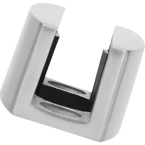 Guide de Fond en Acier Inoxydable 304 pour Portes Coulissantes en Verre sans Cadre (1/5)