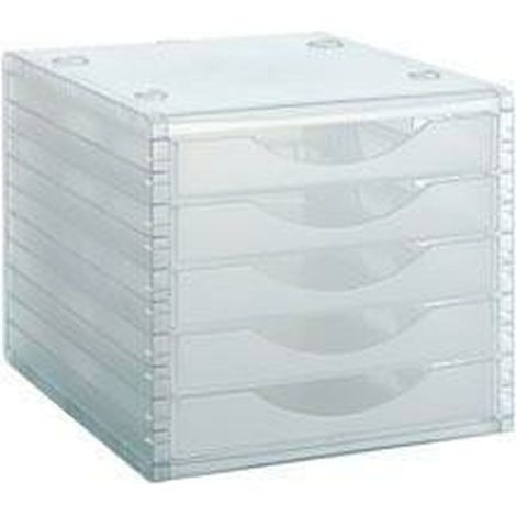 Classificatore modulare Archivo 2000 ArchivoTec 5 cassetti Trasparente 34 x 27 x 26 cm
