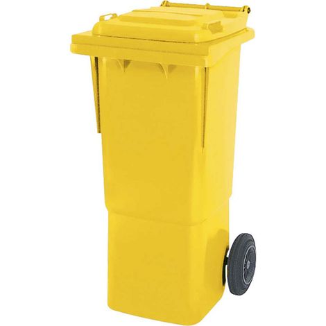 BRB Müllbehälter, Inhalt 60 Liter, BxTxH 445x520x930 mm, hohe Ausführung (gelb)