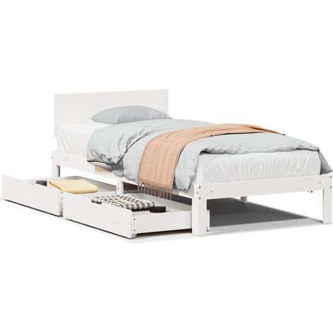 Maison Exclusive - Estructura cama con cajones madera maciza pino