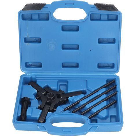 Harmonic Balancer Abzieher 3-Backen Virganchaft Poulley Reparaturwerkzeugsatz Lenkradabzieher-Set für Dodge 1.5T Pickup.