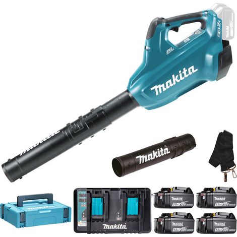 Gartenbläser 36V LXT (4x5.0 Ah) mit Ladegerät DC18RD - MAKITA DUB362PT4 (1/5)