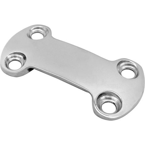 Boucle de fixation de sangle en acier inoxydable 304, boucle en zinc, plaque de pression de sangle, plaque de pression/boucle, quincaillerie marine, accessoires de yacht, 304-25 mm, pour serrer la san (1/3)