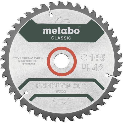 Metabo – Disque à tronçonner 165 mm 20 mm 1 pc – 628026000 – Pour béton armé – Coupe nette sans éclat (1/2)