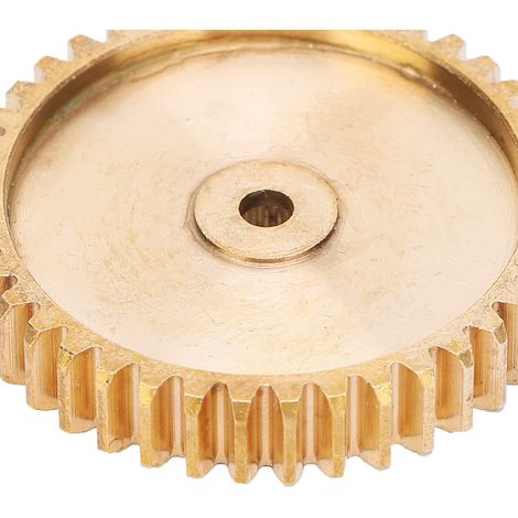 Engrenage droit en laiton 40 dents pour servo 25 cannelures module 0.8 pièce robot industriel 4305‑0025‑0040 (1/5)