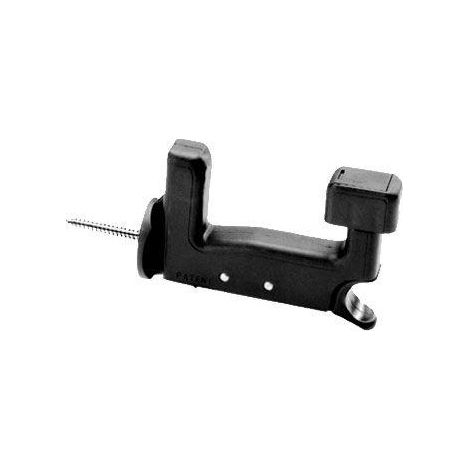 FERMAPERSIANE NYLON CON FERMO GRILLO NERO VITE LUNGA CM 150 (39853)