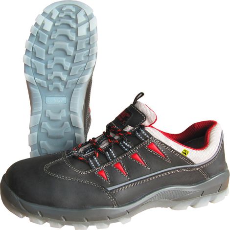 Scarpa di sicurezza SPORT STEP Taglia 46 W.11 nero S3 SRC EN ISO 20345, EN 61340-4-3