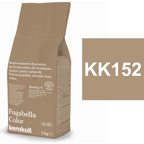 Kerakoll FUGABELLA COLOR KK152 resina stucco piastrelle mosaici marmi 3 KG (1/2)