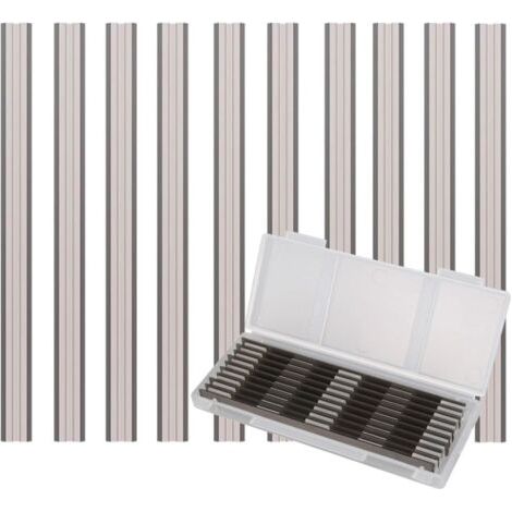royaluxe-10 Pièces Ensemble de Rabot Electrique Lame, 82x5.5x1.1mm, pour Rabots Makita, Black & Decker, Bosch, DeWalt et Elu