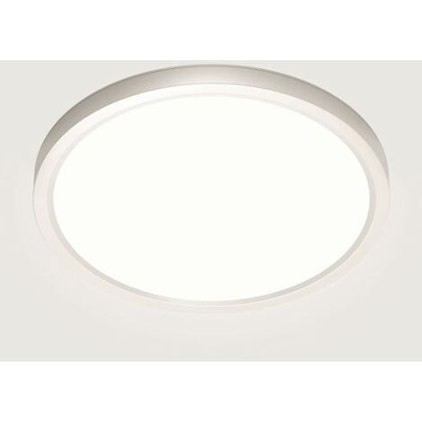 Plafonnier LED, Luminaire Plafonnier 28W 4500K, Lampe de Plafond LED Moderne Salle Blanc Neutre, Imperméable IP44, 22CM, Applicable à Salle de Bain, Chambre, Cuisine, Salon, Balcon, Couloir [Classe én (1/4)