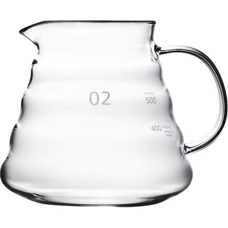 Infusion lente cafetière verseur 500 ml, bec olécrane, glace contrôlée, four électrique argile, filtre verre outil parfait (1/4)