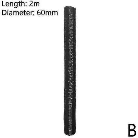 Heizungs-/Warm-/Kaltluftkanal 42 mm/60 mm/75 mm für optimale Klimatisierung (Länge 2 m, Durchmesser 60 mm)