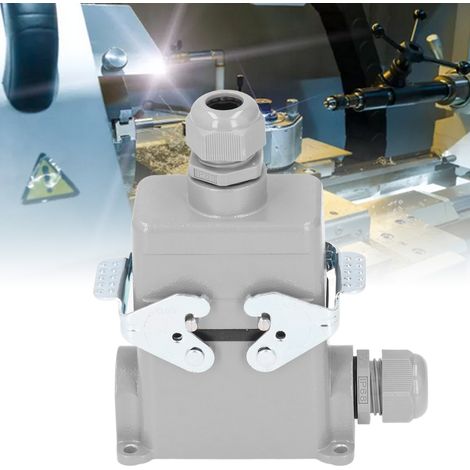 Hochfester, wasserdichter Rechteckstecker HDC-HE-010-4-PG16 16 A/500 V (1/5)