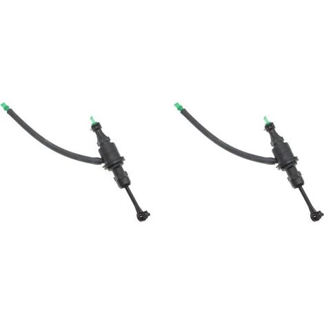Dos cilindros maestros de embrague para MARCH 1.2, SUNNY 1.5 y Versa Note 1.6L, con números de pieza 30610-1HK0D, 30610-3VF1B, 30610-1HK0B y 30610-1HK0A respectivamente.