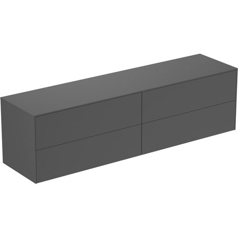 IS Obere rechte Schubladenfront Conca 980x267mm Anthrazit