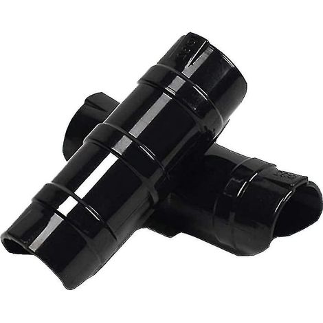24 Schlauchschellen für Gewächshausrohre und Gartengewächshausrahmen, schwarz, 19 mm. (1/4)