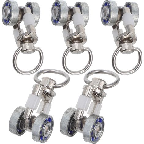 Apex – Roulettes coulissantes en métal pour pergola – Roues silencieuses pour rideaux – Poulies durables pour rails de rideaux