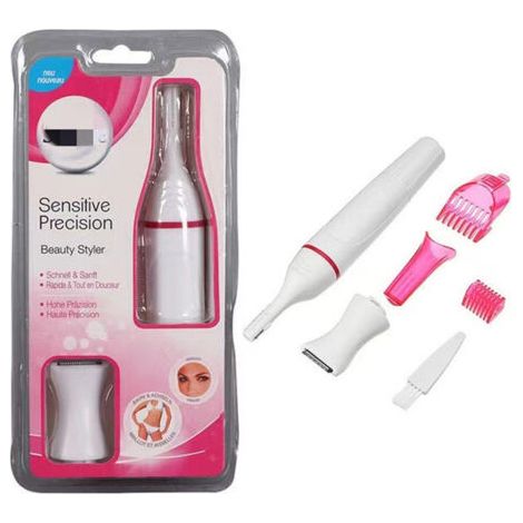 Tondeuse cheveux électrique 4 en 1 – Utilisation humide et sèche – 4 têtes interchangeables – Conception ergonomique pour confort d'utilisation (1/3)