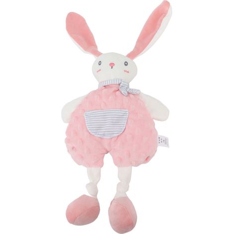 Couverture douce pour bébé, adorable lapin en peluche de dessin animé, jouet apaisant pour bébés et jeunes enfants, garçons et filles. (1/5)