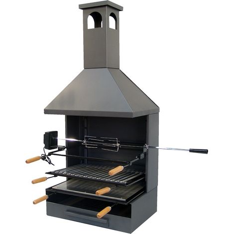 IMEX-71557 Cajon barbacoa chimenea con kit pollo [imex-71557]