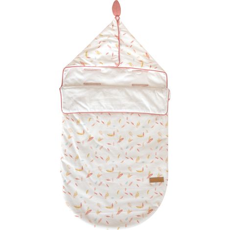 Nid d'ange petites plumes Rose Clair 80 cm (1/3)