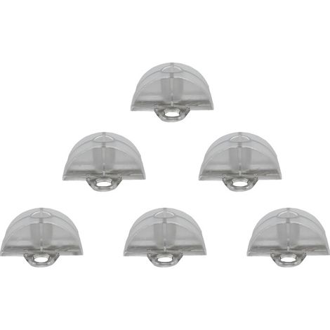 50 Cales de fixation pour plaque ondulée P.O 76/18 - Coloris - Translucide