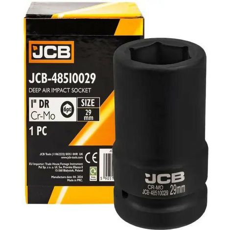 Adaptador de impacto profundo 1" 29mm (12 puntas)