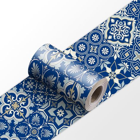 Frise Murale YX190 10cm X 240cm Adhesive Autocollante Papier Peint pour Décoration Intérieure Facile à Poser