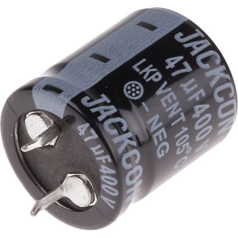 Condensateur RS PRO 47µF, 400V c.c. (1/2)