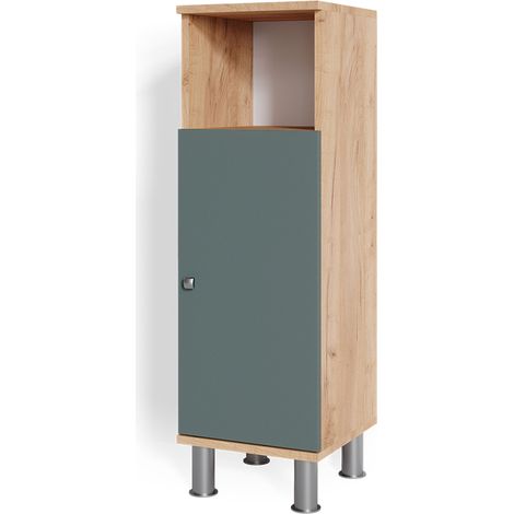 Midischrank Fynn, Grün, 30 x 95 cm, Vicco