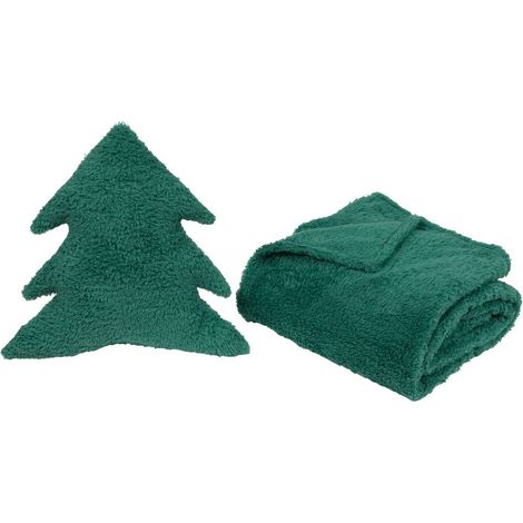 PLAID + COUSSIN SAPIN MYZA VT - Atmosphera créateur d'intérieur (1/4)