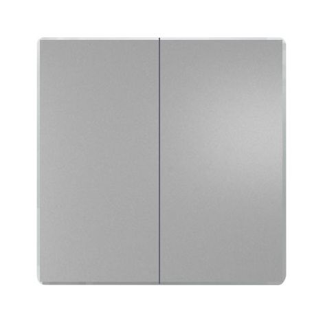 Chiave a doppio interruttore metallica platino Siemens Delta Style 5TG72701PM00