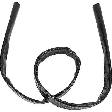 Gaine anti-feu noire de 1 m (3,3 pi) avec tresse de protection contre la chaleur et les flammes, diamètre intérieur 16 mm (5/8 po), compatible avec tuyau de carburant AN10 (1/5)