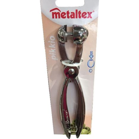 Deshuesador de cereza/aceituna cromado - Pikkio - Metaltex