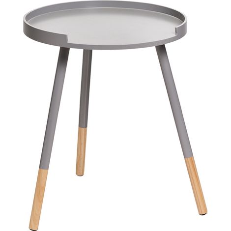 Tavolino da Caff� MDF/Legno Grigio (1/2)