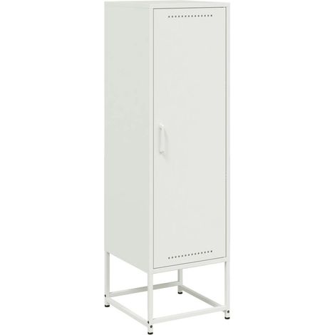 Maison Exclusive - Credenza Bianca 36x39x123 cm in Acciaio