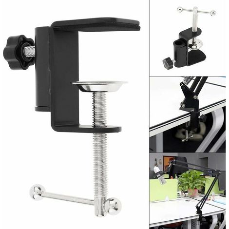 Morsetto C robusto - Accessorio per montaggio - Supporto monitor - Posto di lavoro (lotto da 2) (1/3)