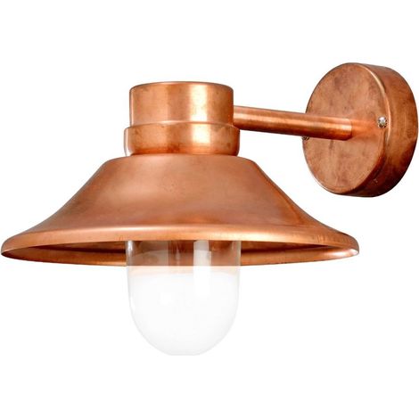 Konstsmide Vega Applique d'extérieur dôme classique cuivre LED 8W, IP54 (1/3)