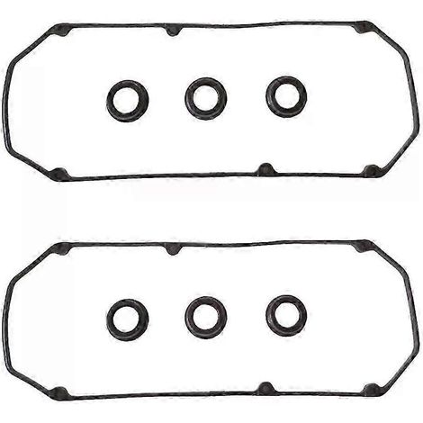 Jeu de 8 joints de cache-culbuteurs noirs en caoutchouc MD303148 pour Mitsubishi Pajero Sport V43 V73, moteur 6G72 MD198128