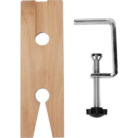 Établi de bijoutier, étau à broches, établi en bois, outils de fabrication et de traitement professionnels pour bijoutiers (1/5)