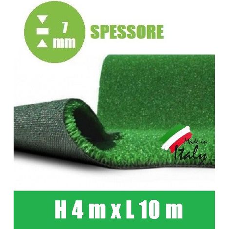 Prato Sintetico h 4,00 X10 mt -Spessore:7 mm